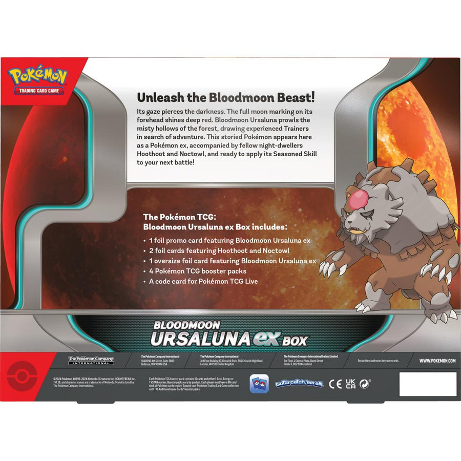 Pokémon TCG: Bloodmoon Ursaluna ex Box - Gathering Games