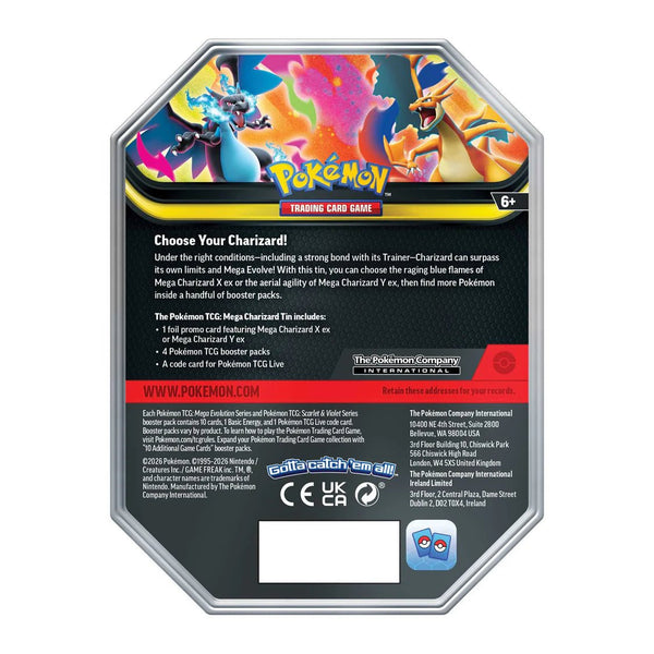 Pokemon TCG: Mega Charizard X ex Tin - 3