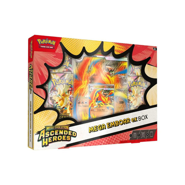 Pokemon TCG: Mega Evolution 2.5 - Ascended Heroes Mega Emboar ex Box - 1