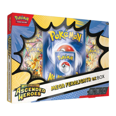 Pokemon TCG: Mega Evolution 2.5 - Ascended Heroes Mega Feraligatr ex Box - Gathering Games
