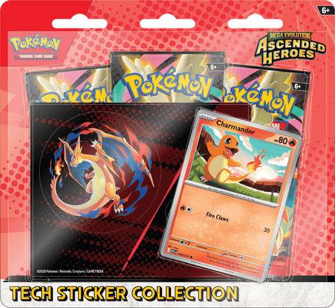 Pokemon TCG: Mega Evolution 3 Ascended Heroes Teck - Sticker Collection - Charmander - Gathering Games