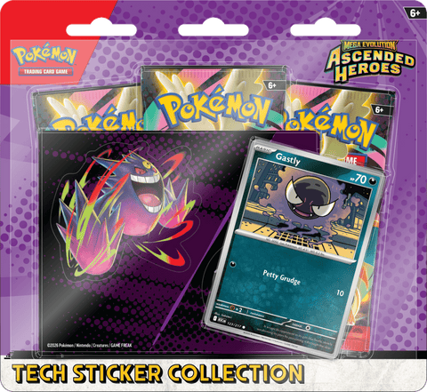 Pokemon TCG: Mega Evolution 3 Ascended Heroes Teck - Sticker Collection - Ghastly - Gathering Games