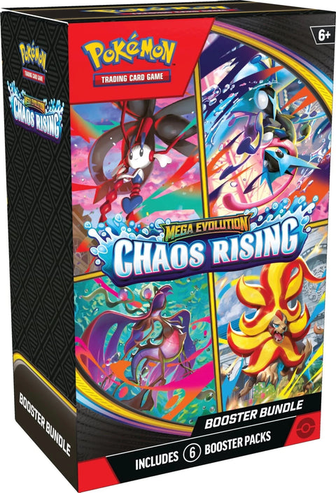 Pokemon TCG: Mega Evolution 3.5 - Chaos Rising Booster Bundle - Gathering Games