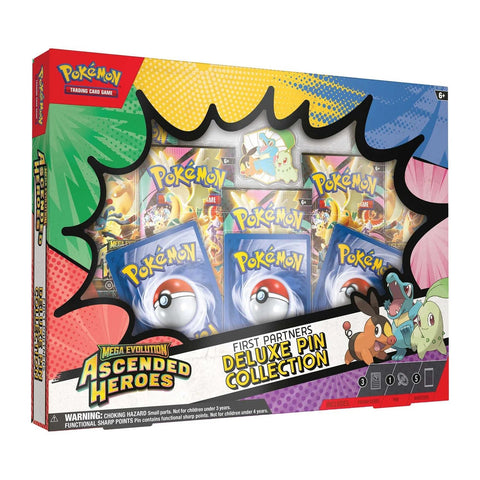 Pokemon TCG: Mega Evolution Ascended Heroes First Partners Deluxe Pin Collection - Gathering Games