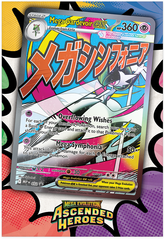 Pokémon TCG: Mega Evolution Ascended Heroes - Mega Gardevoir Premium Poster Collection - 2