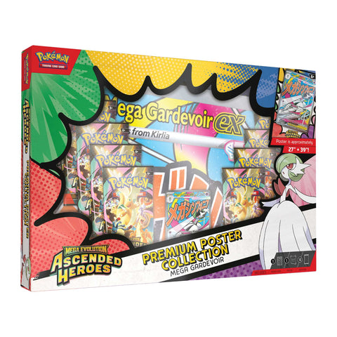 Pokémon TCG: Mega Evolution Ascended Heroes - Mega Gardevoir Premium Poster Collection - Gathering Games