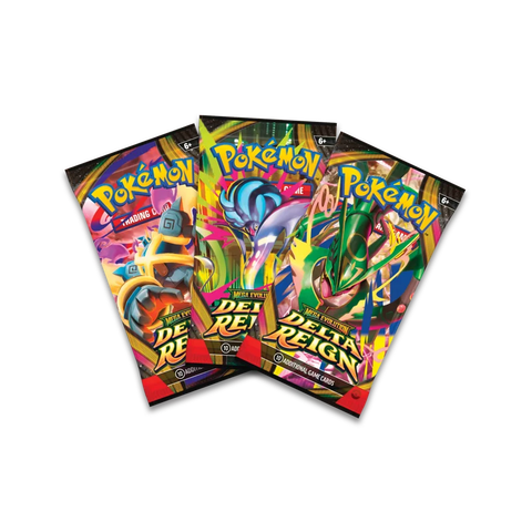 Pokemon TCG: Mega Evolution Delta Reign - 3-Pack Blister - Gathering Games