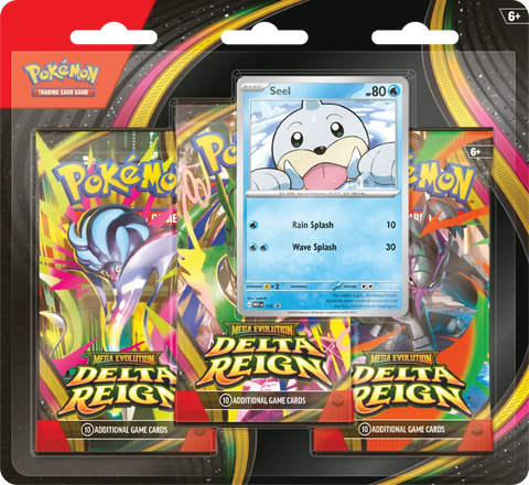 Pokemon TCG: Mega Evolution Delta Reign - 3-Pack Blister - Gathering Games