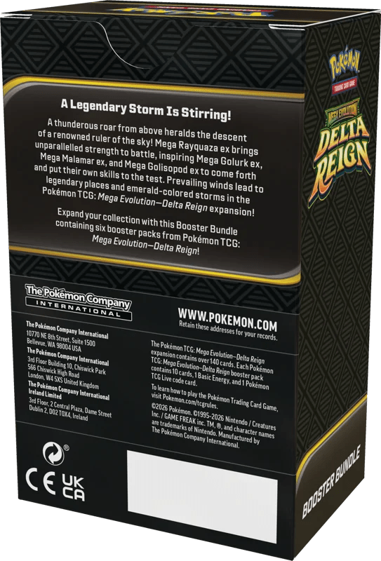 Pokemon TCG: Mega Evolution Delta Reign - Booster Bundle - Gathering Games