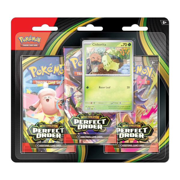 Pokemon TCG: Mega Evolution 3 - Perfect Order 3-Pack Blister Pack - 1