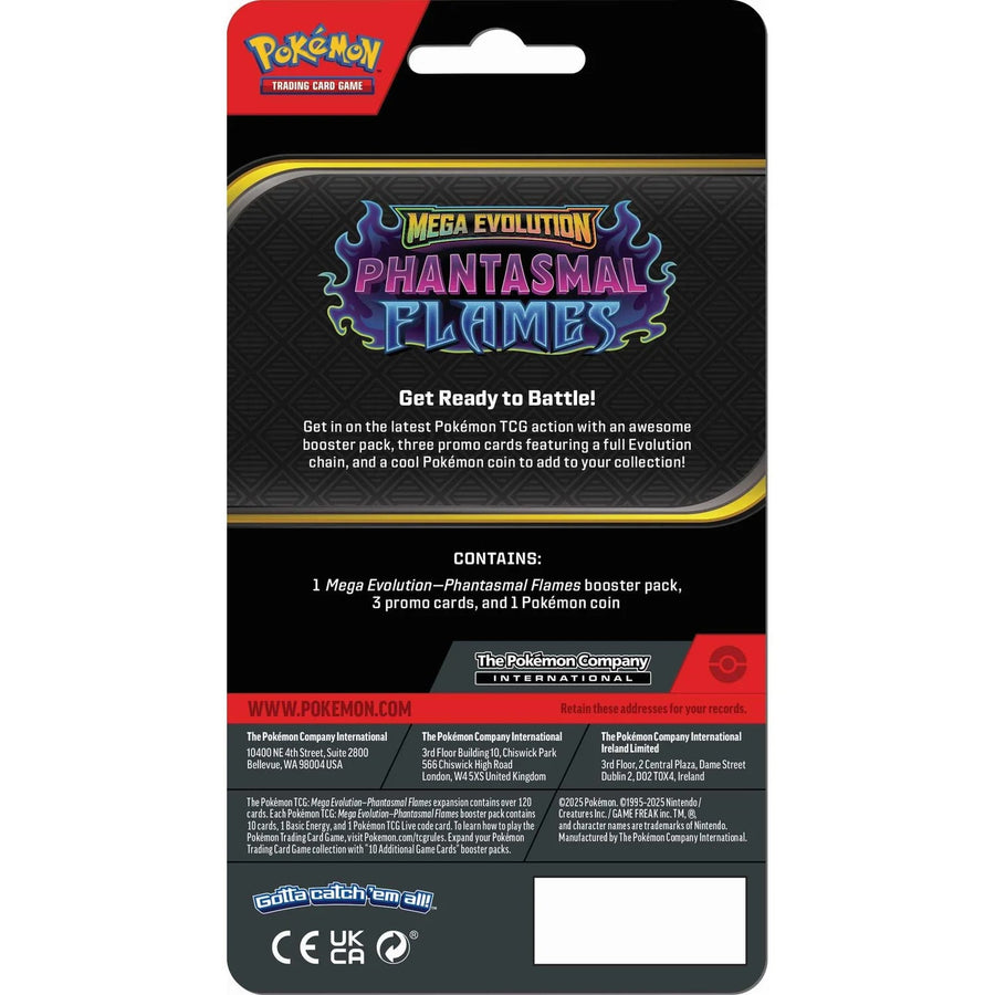 Pokemon TCG: Mega Evolution Phantasmal Flames - Blaziken Premium Checklane - Gathering Games