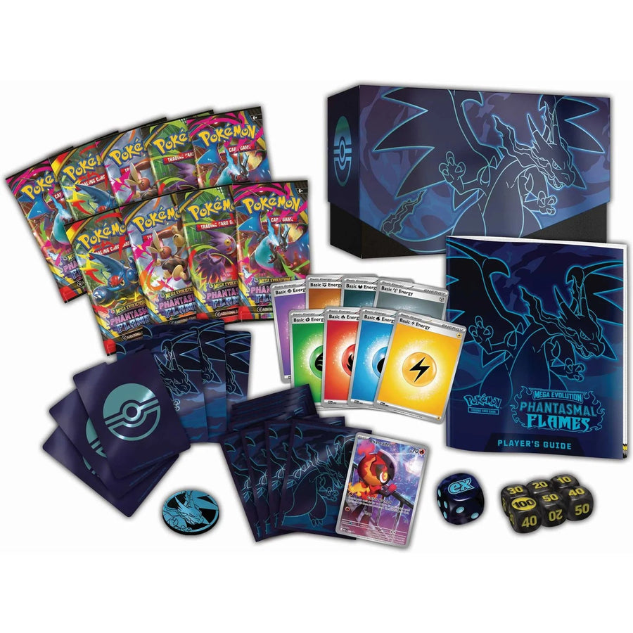 Pokemon TCG: Mega Evolution Phantasmal Flames - Elite Trainer Box - Gathering Games