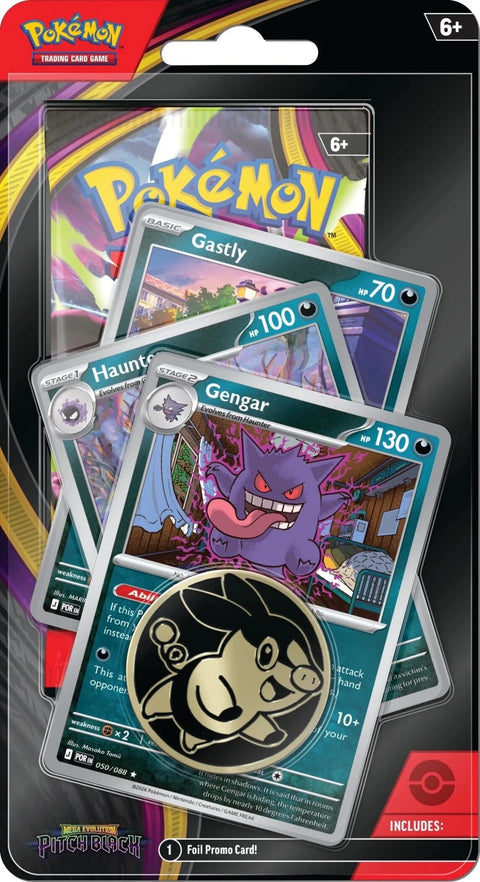 Pokemon TCG: Mega Evolution - Pitch Black Premium Checklane - Gengar - Gathering Games