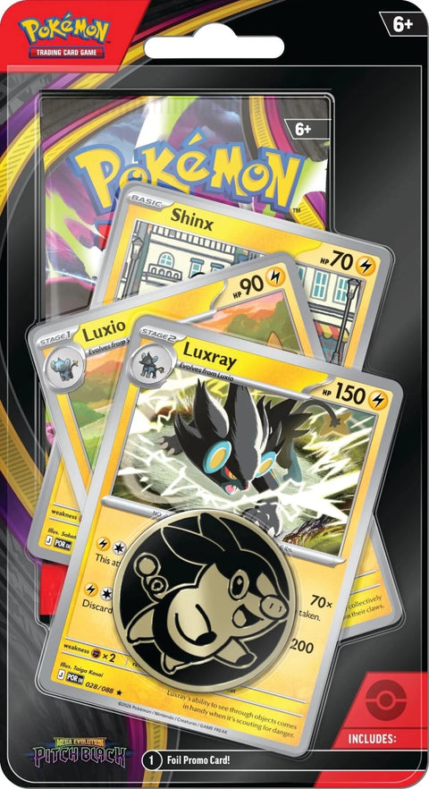 Pokemon TCG: Mega Evolution - Pitch Black Premium Checklane - Luxray - Gathering Games