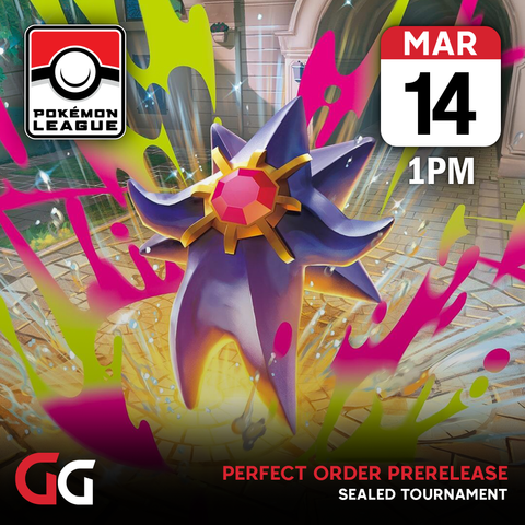 Pokémon TCG: Perfect Order Prerelease Event | 14th March 2026 | Skipton [EVENT TICKET] - Gathering Games