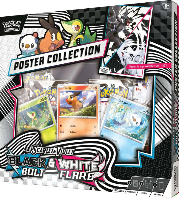 Pokemon TCG: Scarlet & Violet 10.5 - Black Bolt & White Flare - Poster Collection - 1