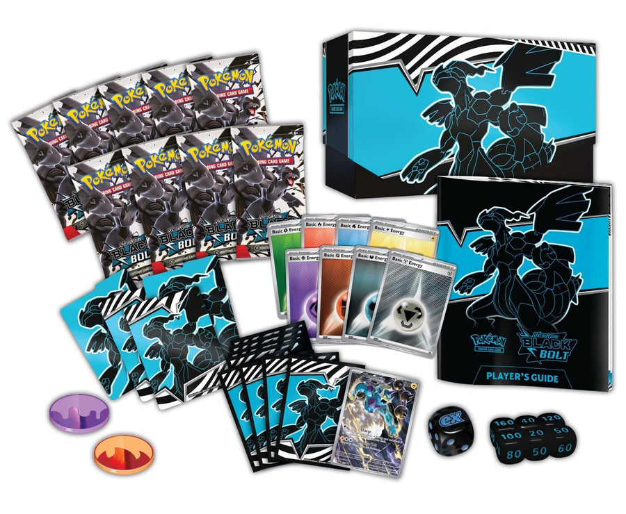 Pokemon TCG: Scarlet & Violet 10.5 - Black Bolt - Zekrom Elite Trainer Box - Gathering Games