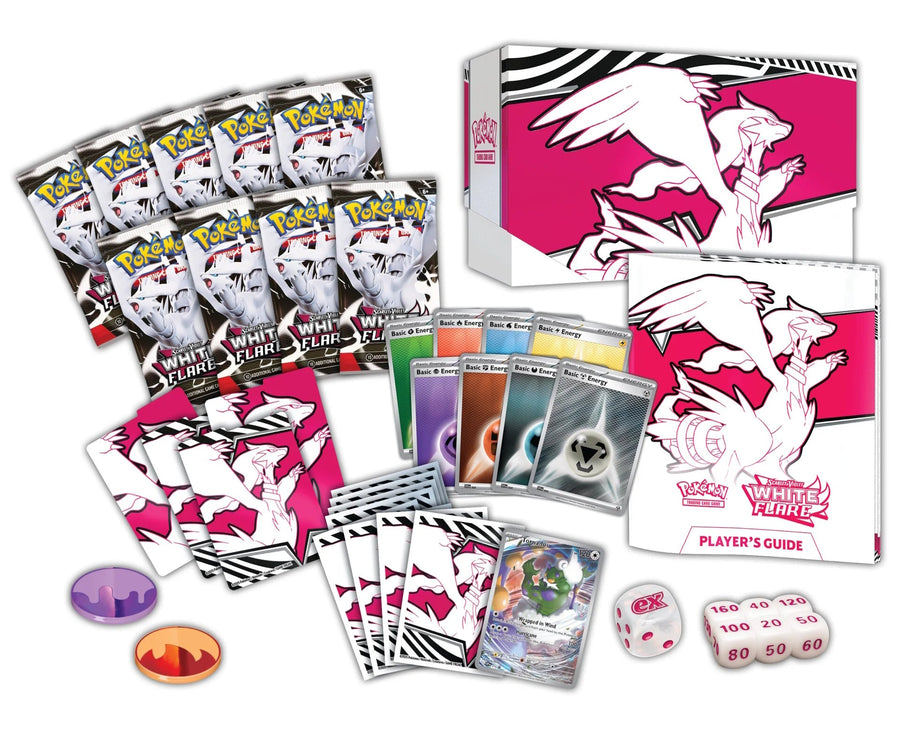 Pokemon TCG: Scarlet & Violet 10.5 - White Flare - Reshiram Elite Trainer Box - Gathering Games