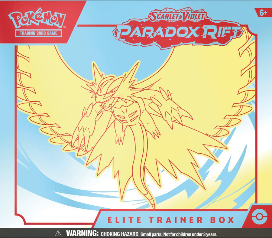 Pokemon TCG: Scarlet & Violet 4 - Paradox Rift Elite Trainer Box - Roaring Moon - Gathering Games