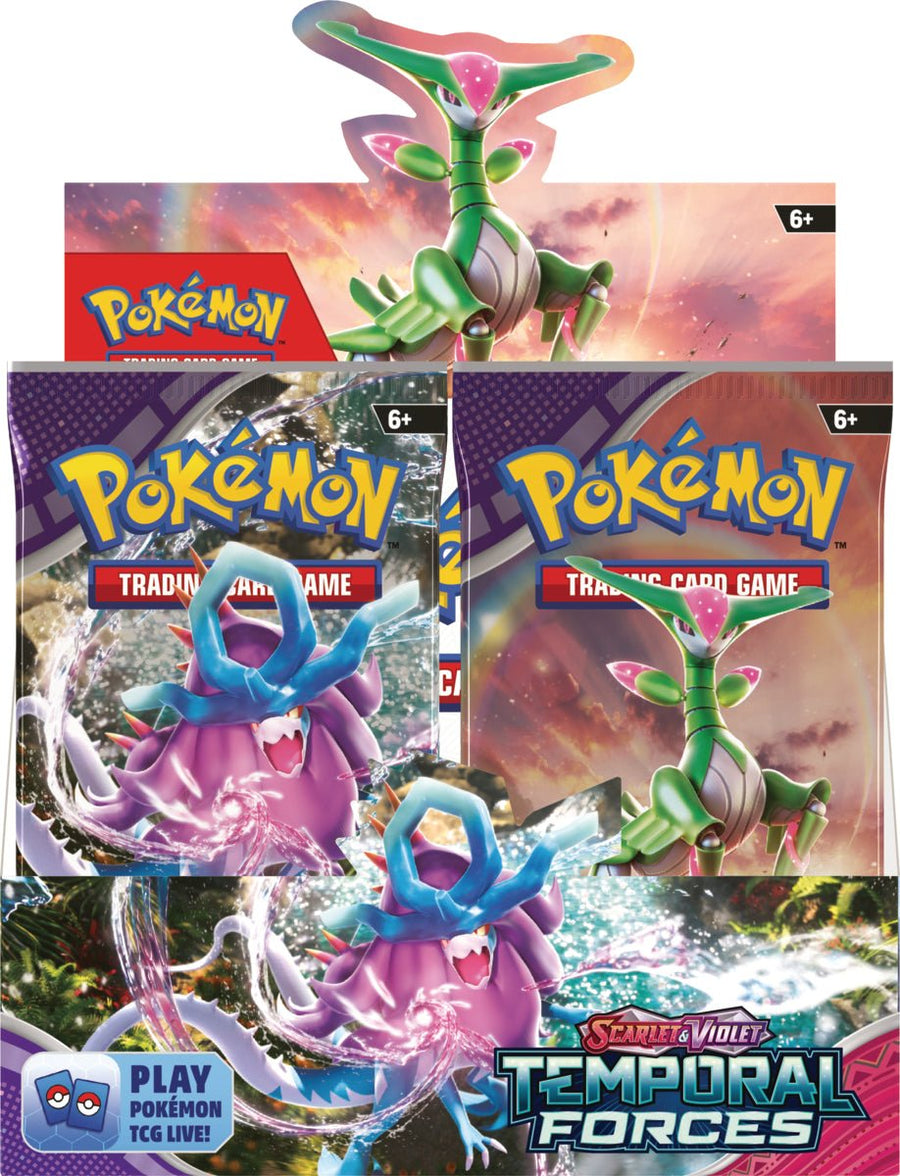 Pokemon TCG: Scarlet & Violet 5 - Temporal Forces Booster Box - Gathering Games