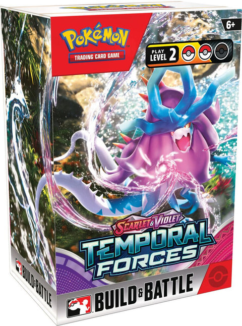 Pokemon TCG: Scarlet & Violet 5 - Temporal Forces Build and Battle Box - Gathering Games