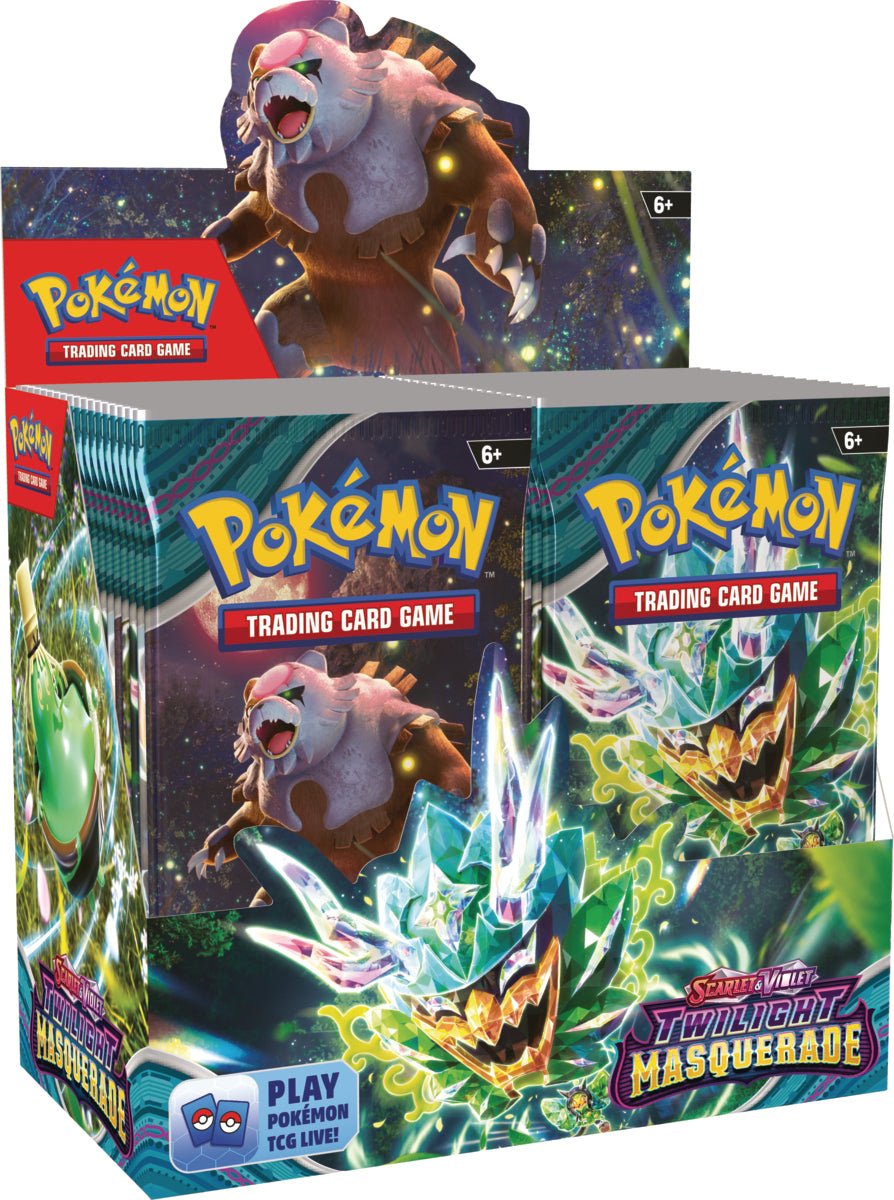 Pokemon TCG: Scarlet & Violet 6 - Twilight Masquerade Booster Box - Gathering Games