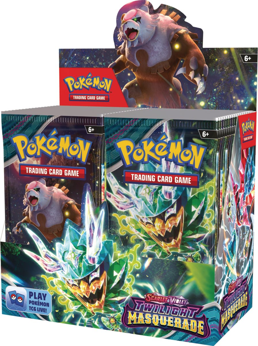 Pokemon TCG: Scarlet & Violet 6 - Twilight Masquerade Booster Box - Gathering Games