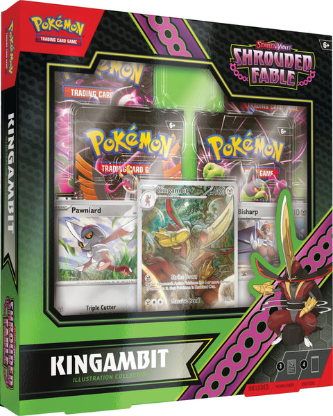 Pokemon TCG: Scarlet & Violet 6.5 - Shrouded Fable Kingambit Illustration Collection - Gathering Games