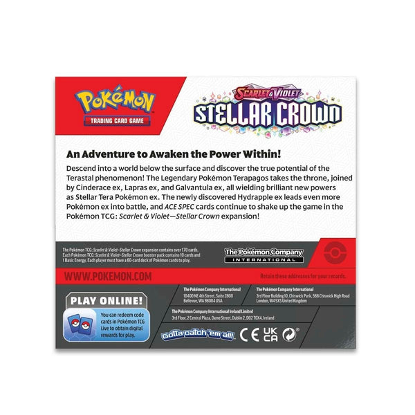 Pokemon TCG: Scarlet & Violet 7 - Stellar Crown Booster Box - 3