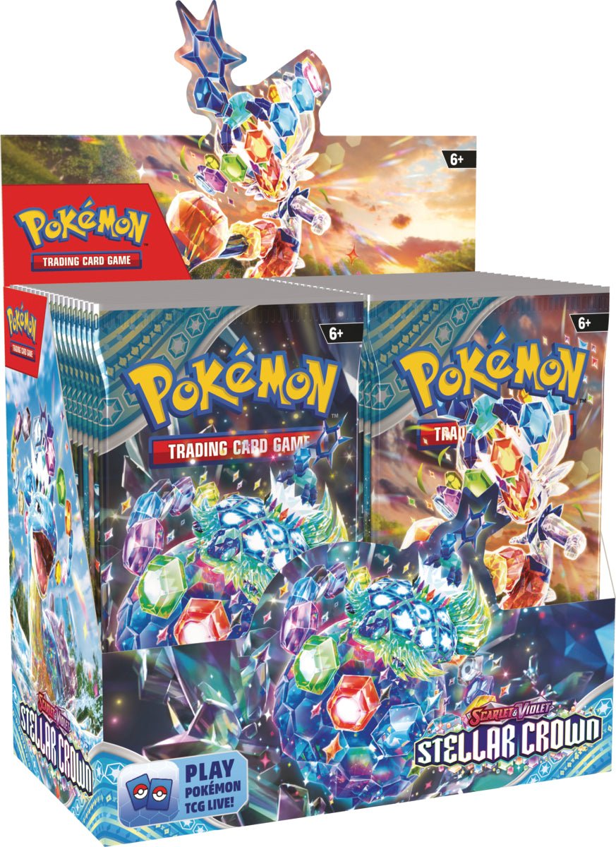 Pokemon TCG: Scarlet & Violet 7 - Stellar Crown Booster Box - Gathering Games