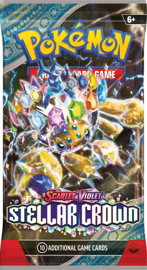 Pokemon TCG: Scarlet & Violet 7 - Stellar Crown Booster Pack - Gathering Games