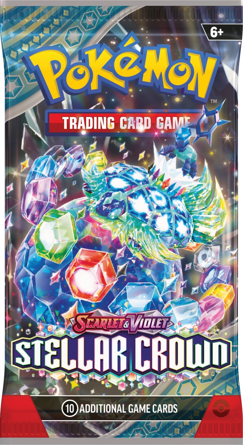 Pokemon TCG: Scarlet & Violet 7 - Stellar Crown Booster Pack - Gathering Games