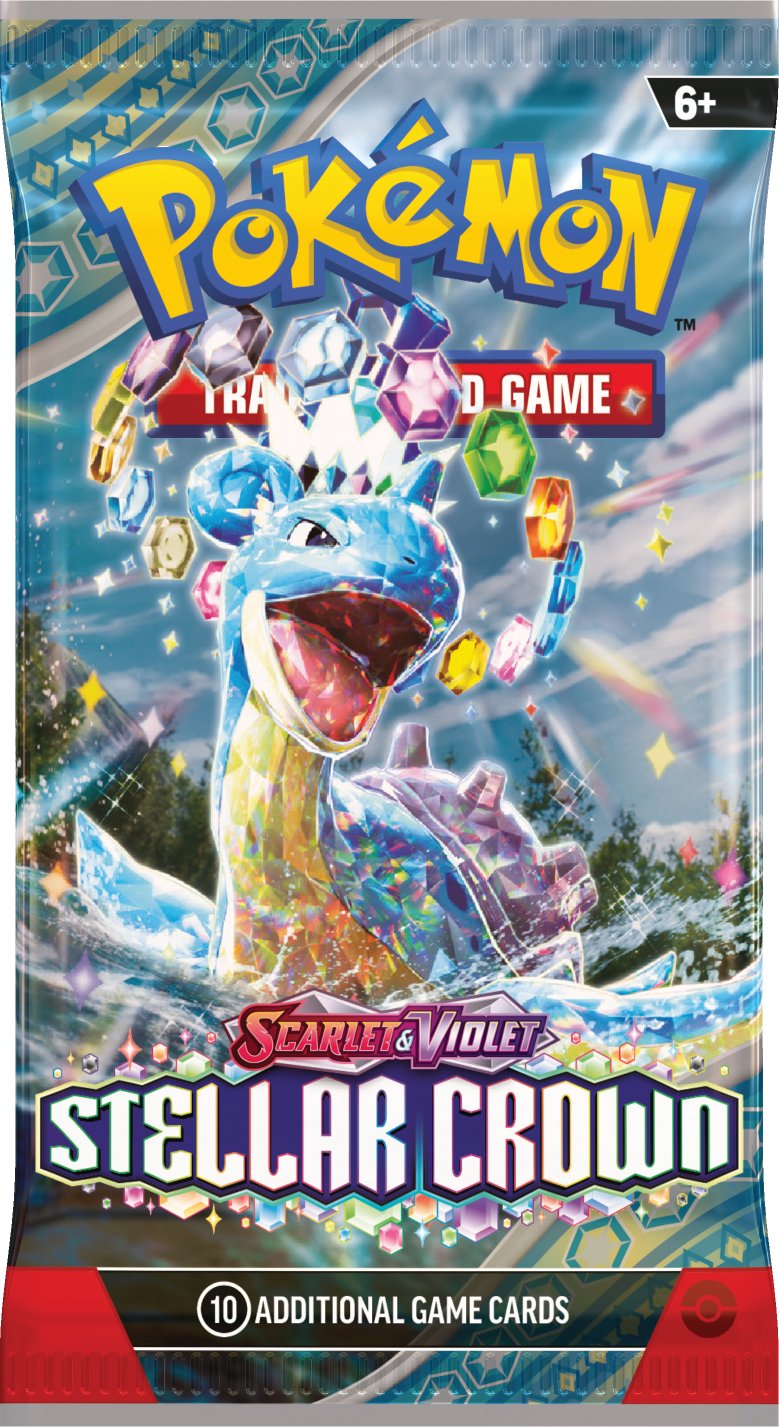Pokemon TCG: Scarlet & Violet 7 - Stellar Crown Booster Pack - Gathering Games