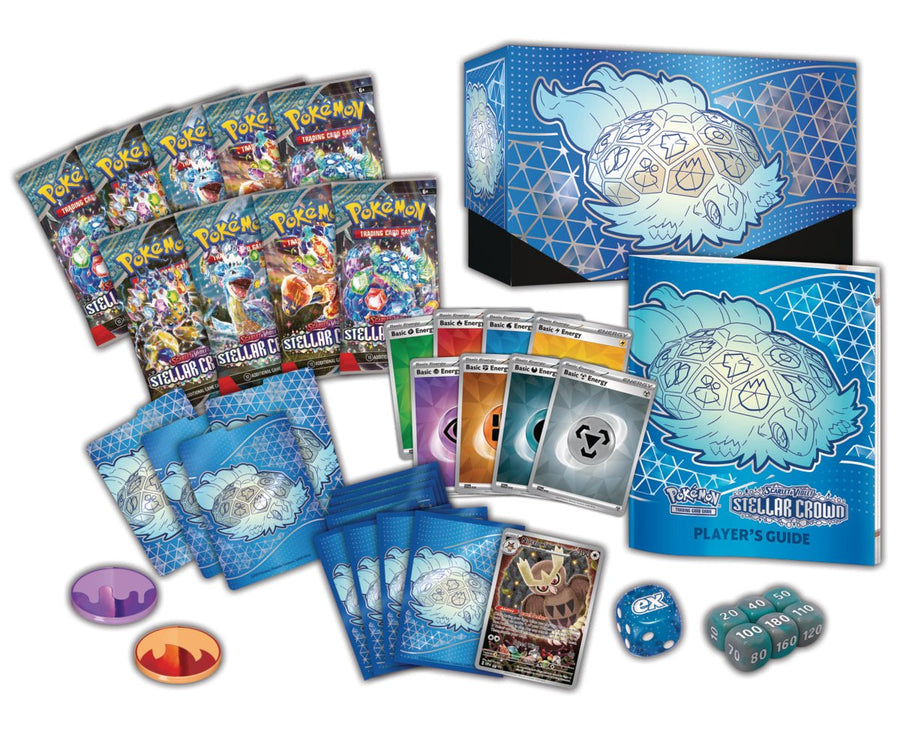 Pokemon TCG: Scarlet & Violet 7 - Stellar Crown Elite Trainer Box - Gathering Games