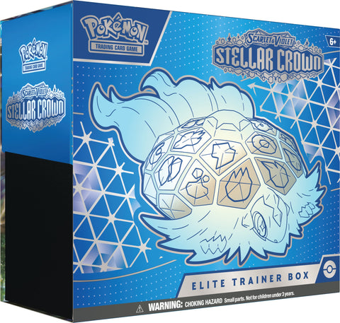 Pokemon TCG: Scarlet & Violet 7 - Stellar Crown Elite Trainer Box - Gathering Games