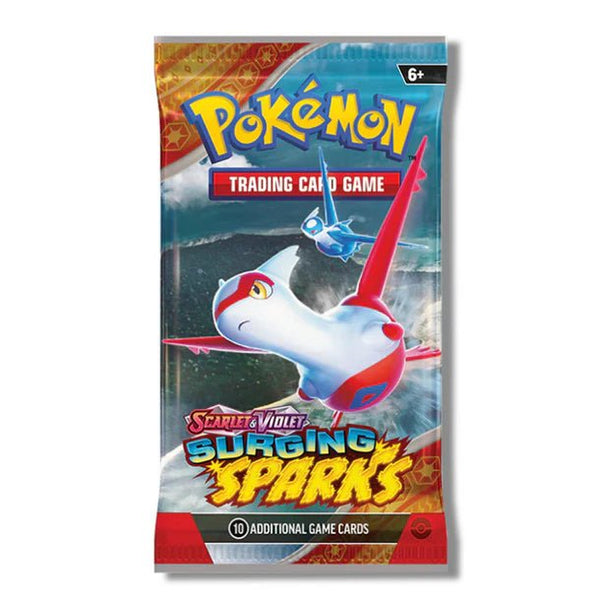 Pokemon TCG: Scarlet & Violet 8 - Surging Sparks Booster Pack | Gathering Games Pokemon TCG: Scarlet & Violet 8 - Surging Sparks Booster Pack | Gathering Games