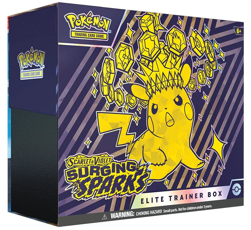 Pokemon TCG: Scarlet & Violet 8 - Surging Sparks Elite Trainer Box - Gathering Games