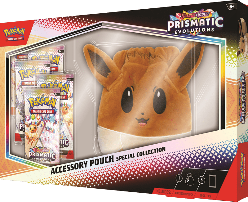 Pokémon TCG: Scarlet & Violet 8.5 Prismatic Evolutions - Accessory Pouch Special Collection - Gathering Games