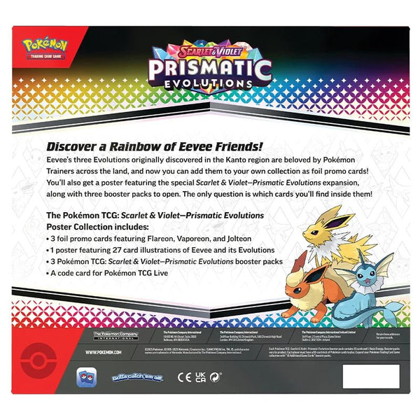 Pokemon TCG: Scarlet & Violet 8.5 - Prismatic Evolutions - Poster Collection - 2