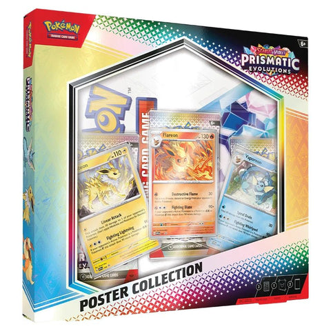 Pokemon TCG: Scarlet & Violet 8.5 - Prismatic Evolutions - Poster Collection - Gathering Games