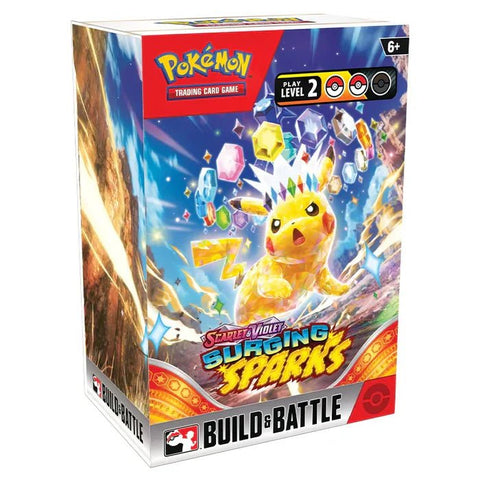 Pokemon TCG: Scarlet & Violet - Surging Sparks Build and Battle Box - Gathering Games