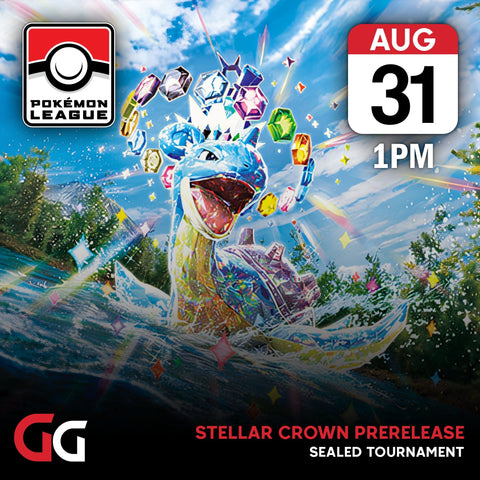 Pokémon TCG: Stellar Crown Prerelease | 31st Aug 2024 | Skipton - Gathering Games