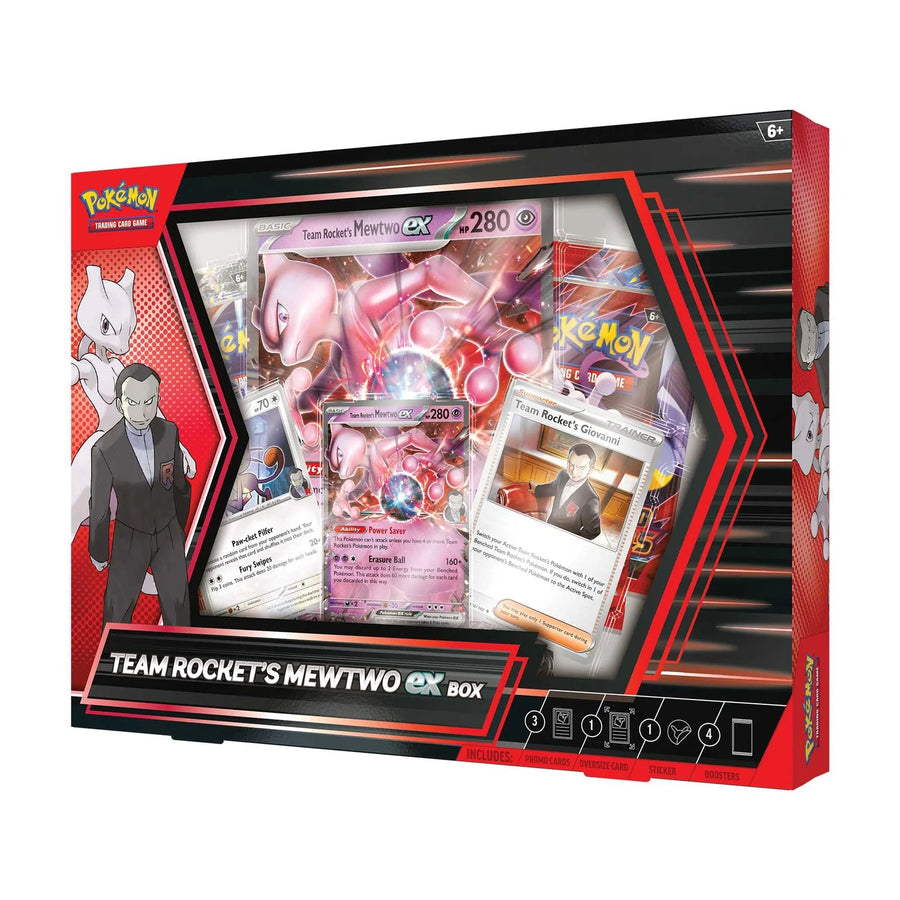 Pokemon TCG: Team Rocket's Mewtwo ex Box - Gathering Games