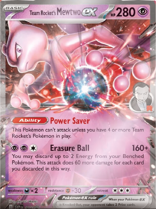 Pokemon TCG: Team Rocket's Mewtwo ex Box - Gathering Games