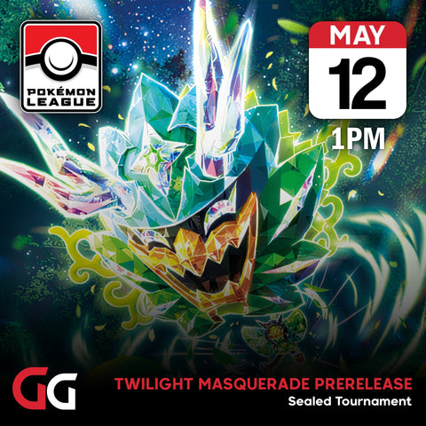 Pokemon TCG: Twilight Masquerade Prerelease | 12th May 2024 | Skipton - Gathering Games