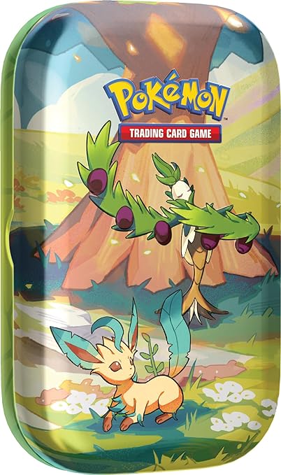 Pokemon TCG: Vibrant Paldea Mini Tins - Arboliva & Leafeon - Gathering Games