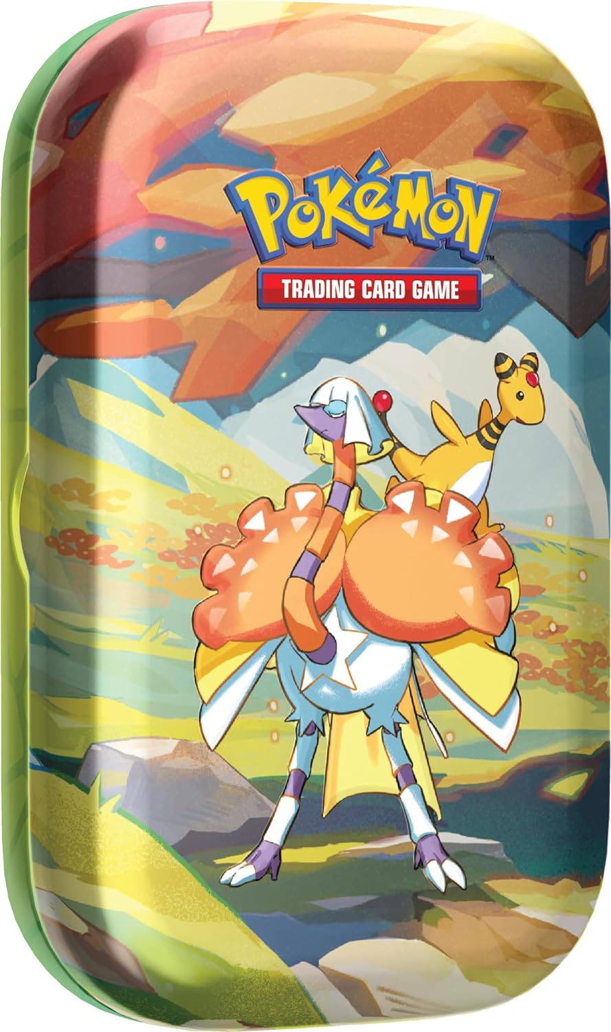 Pokemon TCG: Vibrant Paldea Mini Tins - Espathra & Ampharos - Gathering Games