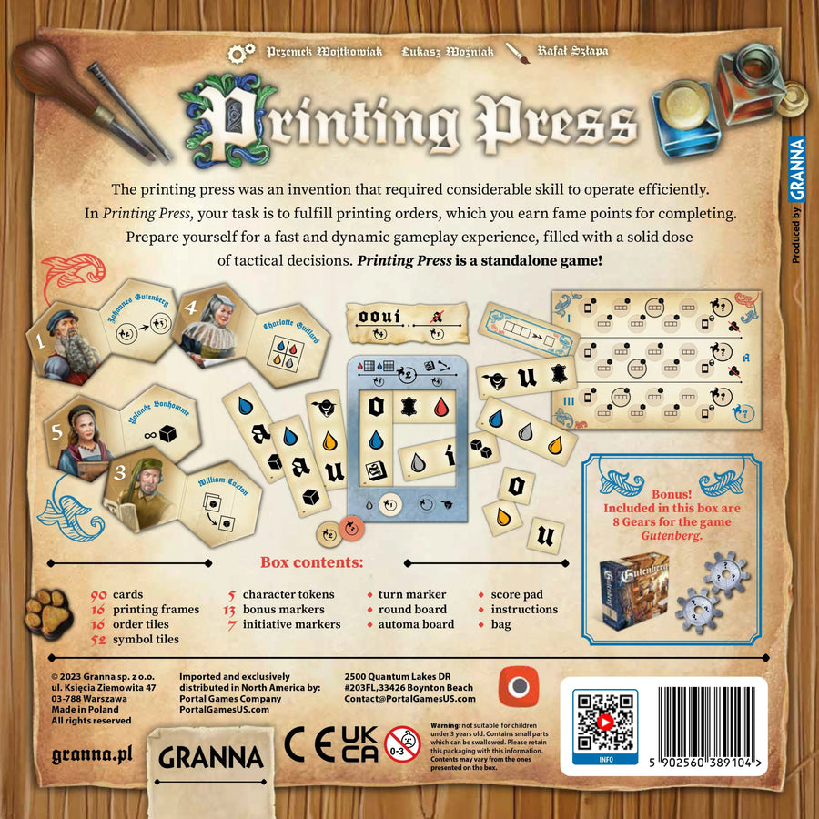 Printing Press - Gathering Games