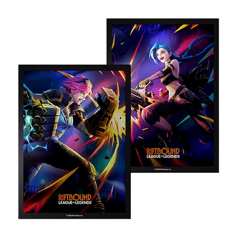 Riftbound League of Legends TCG: Vendetta - Vi vs Jinx Art Sleeves - Gathering Games