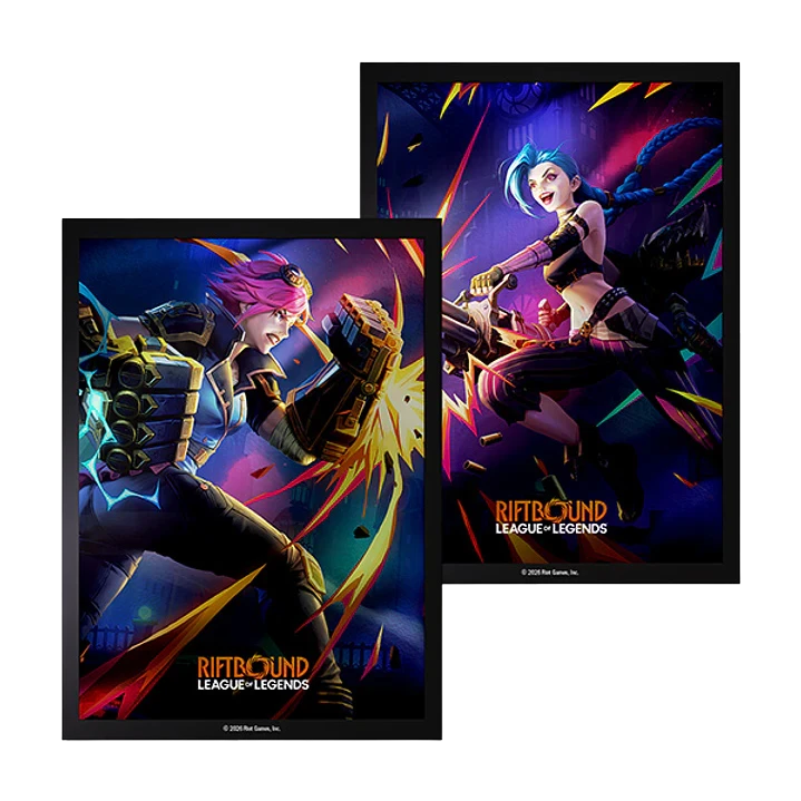 Riftbound League of Legends TCG: Vendetta - Vi vs Jinx Art Sleeves - Gathering Games